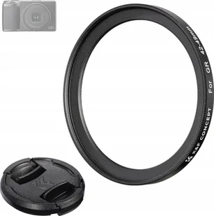 Adapter Redukcja Pierścień 42mm-49mm K&F do Ricoh GR II III IIIx + Dekielek / SKU.2328 - Tulejki, adaptery, redukcje do aparatów - miniaturka - grafika 1