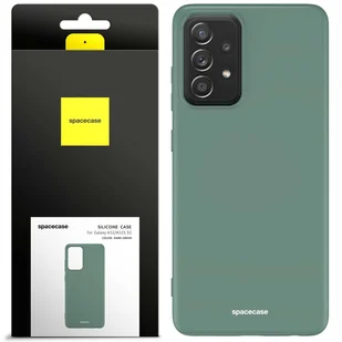 Spacecase Etui Silicone Case Galaxy A52/A52s dark green - Etui i futerały do telefonów - miniaturka - grafika 1