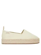Espadryle damskie - Calvin Klein Jeans Espadryle Platform Espadrille Ml Cs YW0YW01871 Beżowy - miniaturka - grafika 1