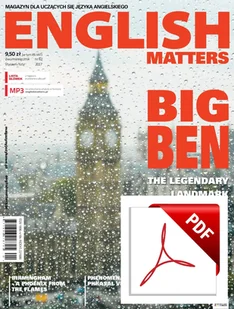 English Matters nr 62 Wersja elektroniczna - Książki do nauki języka angielskiego English Matters nr 62 Wersja elektroniczna - Książki do nauki języka angielskiego - miniaturka - grafika 1