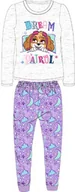 Piżamy dla dziewczynek - Piżamka dla dziewczynki komplet ze Skye Psi Patrol Szara - miniaturka - grafika 1