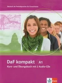 LektorKlett - Edukacja DaF kompakt A1 Kurs- und Ubungsbuch mit 2 Audio-CDs - Sander Ilse, Braun Birgit, Doubek Margit - Książki do nauki języka niemieckiego - miniaturka - grafika 1