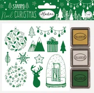 Scrapbooking - Stempelki Bożonarodzeniowe Las - miniaturka - grafika 1