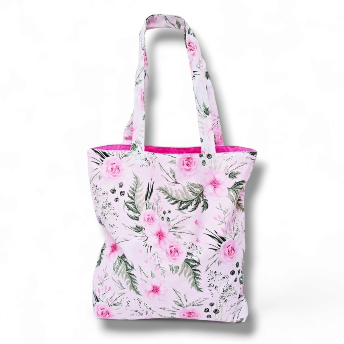 Torba shopperka torba shopper na zakupy kwiaty