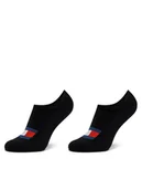 Skarpetki męskie - Tommy Hilfiger Skarpety stopki unisex 701228224 Czarny - miniaturka - grafika 1