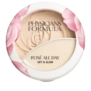 Physicians Formula 2-w-1 rozświetlający puder i balsam Rose´ All Day Set & Glow z substancjami ujędrniającymi skórę, Luminous Light, 1 opakowanie - Pudry do twarzy - miniaturka - grafika 2