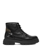 Botki męskie - Beverly Hills Polo Club Trzewiki CEO-V5-10703 Czarny - miniaturka - grafika 1