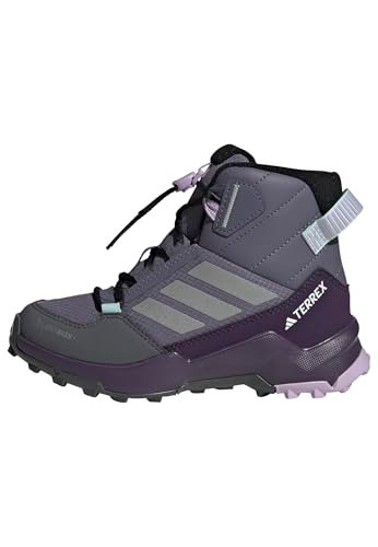adidas Uniseks - dzieci Terrex AX4R Mid CLIMAWARM+ Hiking Shoes Kids, preloved violet/matte silver/semi flash aqua, 35 1/2 EU