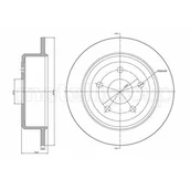 Szczęki hamulcowe - METELLI Tarcza hamulcowa 23-1428C - miniaturka - grafika 1