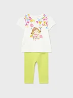 Legginsy - Mayoral Komplet t-shirt i legginsy 1777 Kolorowy - miniaturka - grafika 1