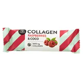 Batony proteinowe - HappyLife - Kolagenowy pałeczka kokosowa malina, 40 g - miniaturka - grafika 1