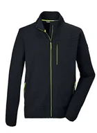 Kurtki męskie - killtec Męska kurtka Powerstretch ze stójką KOS 40 MN FLX JCKT, czarno-niebieska, M, 42634-000 - miniaturka - grafika 1