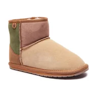 Buty dla dziewczynek - EMU Australia Skórzane śniegowce Wallaby Mini Patchwork - miniaturka - grafika 1