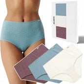 Majtki damskie - Figi damskie MAXI 3 PARY majtki CLASSIC bawełniane ATLANTIC 3LP-223 - L - miniaturka - grafika 1