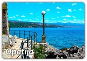 Magnesy - CHORWACJA - Opatija - Krajobraz - Magnes na lodówkę - miniaturka - grafika 1