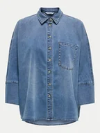 Koszule damskie - ONLY Koszula jeansowa Grace 15338585 Niebieski Loose Fit - miniaturka - grafika 1