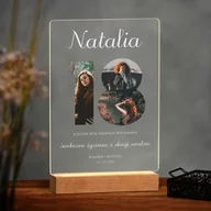 Ramki na zdjęcia - Lampka ramka XL z wydrukiem na szkle akrylowym i podświetleniem LED - miniaturka - grafika 1