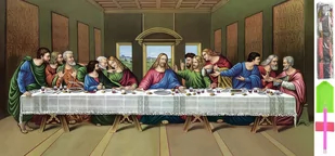 HAFT DIAMENTOWY 5D Zestaw Obraz MOZAIKA 50*100cm - Zabawki kreatywne - miniaturka - grafika 1