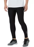 Legginsy - Trigema Męskie legginsy sportowe, czarny (schwarz 008), M - miniaturka - grafika 1