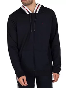 Tommy Hilfiger Męska bluza z kapturem Ls Fz HWK bielizna termiczna, Desert Sky, S - Bluzy męskie - miniaturka - grafika 1