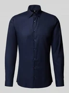 Koszule męskie - Koszula biznesowa o kroju super slim fit z listwą guzikową - miniaturka - grafika 1