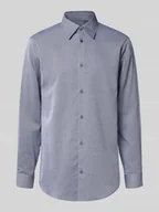 Koszule męskie - Koszula casualowa regular fit z kołnierzykiem typu kent - miniaturka - grafika 1