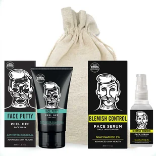 Barber Pro Putty Peeling Maska z węglem akt. 40 ml - Maseczki do twarzy - miniaturka - grafika 2