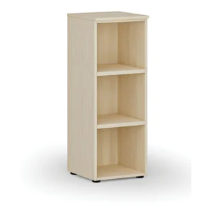 Regał biurowy PRIMO WOOD, 1087 x 400 x 420 mm, brzoza - Regały biurowe - miniaturka - grafika 1