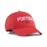 Czapki męskie - Czapka z daszkiem dla kibica portugalskiej piłki nożnej PUMA Sport Red White - miniaturka - grafika 1