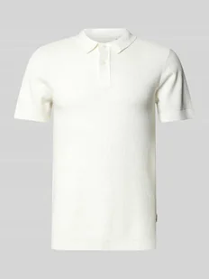 Koszulka polo o kroju regular fit z prążkowanymi wykończeniami model ‘AIDEN’ - Koszulki męskie - miniaturka - grafika 1