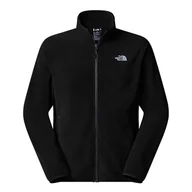 Bluzy męskie - Bluza męska The North Face Glacier Full-Zip Fleece 0A8D0RJK31 - czarne - miniaturka - grafika 1