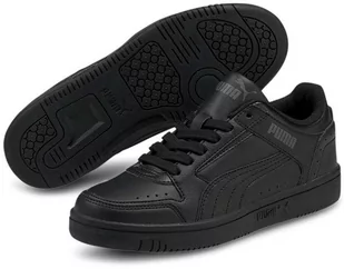 Buty sportowe młodzieżowe Puma Rebound JOY Lo Jr czarne sneakersy damskie/męskie (381984-03) - Sneakersy męskie - miniaturka - grafika 1