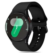 Akcesoria do smartwatchy - Pasek TECH-PROTECT Silicone do Samsung Galaxy Watch 4/5/5 Pro/6/FE Czarny - miniaturka - grafika 1