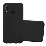 Etui i futerały do telefonów - Etui Pokrowiec Do Huawei P20 LITE 2018 / NOVA 3E Obudowa w FROST CZARNY TPU Silikon Case Cover Ochronny Plecki Cadorabo - miniaturka - grafika 1