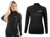 Pozostała odzież narciarska - MOLTI, Bluzka termoaktywna damska BL100 czarna 2XL - miniaturka - grafika 1