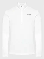 Bluzy sportowe męskie - adidas Bluza techniczna Terrex Everyhike HI3613 Biały Regular Fit - miniaturka - grafika 1