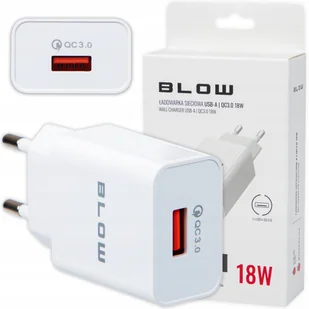 SZYBKA ŁADOWARKA SIECIOWA KOSTKA USB QC 3.0 18W QUICK CHARGE UNIWERSALNA - Ładowarki do telefonów - miniaturka - grafika 1