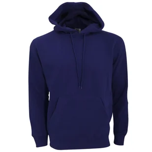 Męska Gładka Bluza Sportowa Przez Głowę Kaptur - Bluzy sportowe męskie - miniaturka - grafika 1