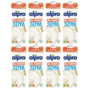 Alpro Napój Sojowy Bez Cukru zestaw 8 x 1 l - Napoje roślinne - miniaturka - grafika 1