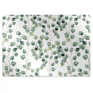 Mata pod fotel ochrona paneli Gałązki z liśćmi 120x90 cm - Podnóżki, podpórki, podkładki - miniaturka - grafika 1