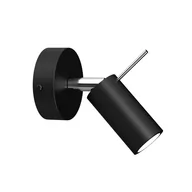 Lampy ścienne - Milagro Kinkiet PRESTON BLACK/CHROME 1x mini GU10 MLP7618 - miniaturka - grafika 1