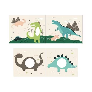 Zasłona dziecięca do łóżka 196,5x86,5 cm Dino – Vipack - Firany i zasłony dla dzieci - miniaturka - grafika 1
