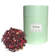 Herbata - TEABAG Ziołowa herbata Teabag Hibiscus 50g Zielona tuba teabag2-1-uniw - miniaturka - grafika 1