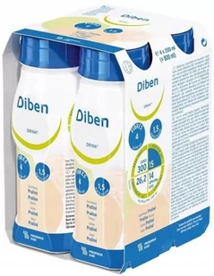 FRESENIUS KABI Diben drink o smaku pralinowym 4 x 200 ml - Żywienie medyczne - miniaturka - grafika 1