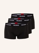 Majtki damskie - Hugo Bokserki, 3 Szt. schwarz - miniaturka - grafika 1