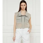 Kamizelki damskie - Pinko Kamizelka | Regular Fit - miniaturka - grafika 1