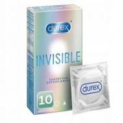 Prezerwatywy - Durex Invisible Extra Thin Super cienkie prezerwatywy 10 sztuk Durex - miniaturka - grafika 1