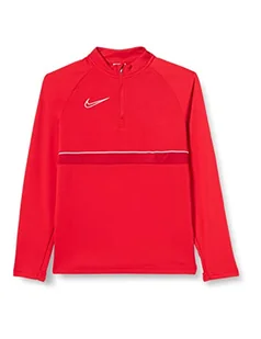Nike Unisex dzieci Acd21 Dril Top Y Nk Dry Acd21 wiertło górne Uniwersytet czerwony/biały/siłowni czerwony/biały 8-10 Years CW6112-657 - Koszulki i topy damskie - miniaturka - grafika 1