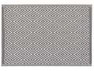 Dywany zewnętrzne - Beliani Dywan na zewnątrz 120 x 180 cm szary SIKAR - miniaturka - grafika 1