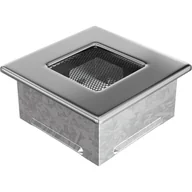 Akcesoria kominkowe - Kratki.pl KRATKA KOMINKOWA PROSTOKĄTNA NIKLOWANA 110X110 MM 11N - miniaturka - grafika 1